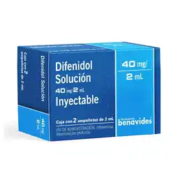 Farmacias Benavides 40 mg /2 ml Difenidol oferta