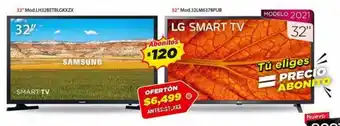 El Bodegón Samsung/LG Smart TV 32" oferta