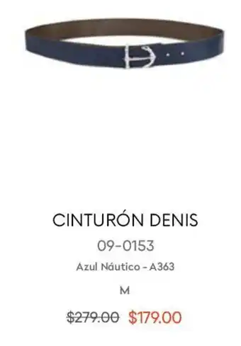 André Badi Cinturón Denis 09-0153 oferta