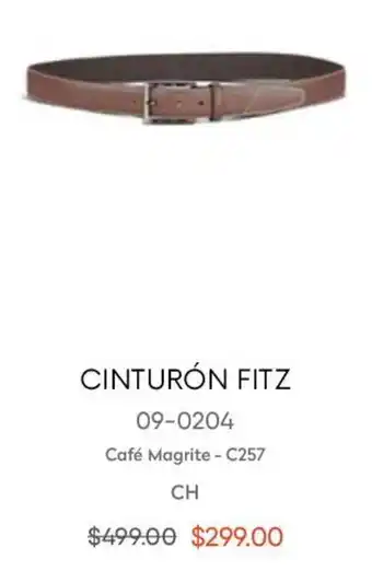 André Badi Cinturón Fitz 09-0204 oferta