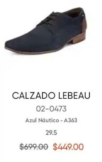 Calzado Lebeau 02-0473