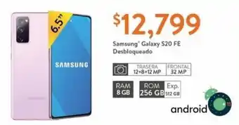 Walmart Samsung Galaxy S20 FE Desbloqueado oferta