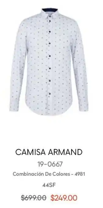 Camisa Armand 19-0667 44SF