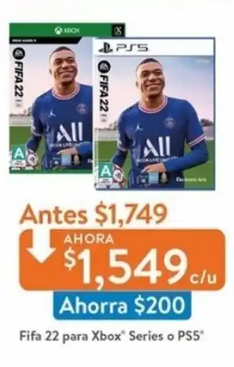 Fifa 22 para Xbox Series o PS5