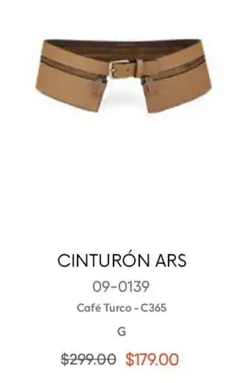 André Badi Cinturón Ars Café Turco G oferta