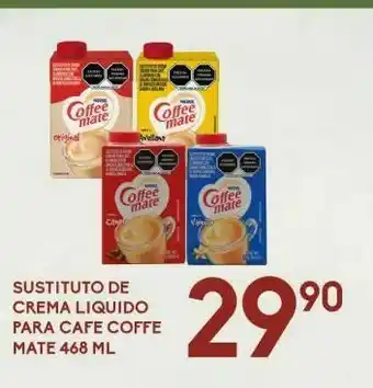 Alsuper Sustituto de crema liquido para cafe coffe mate oferta