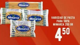 Alsuper Variedad de pasta para sopa mimarca 200g oferta