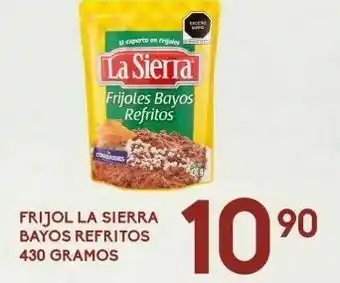 Alsuper Frijol la sierra bayos refritos la sierra oferta
