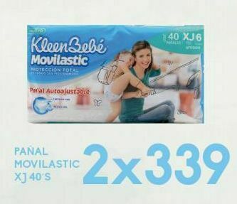 Alsuper Pañales kleenbebé x2 oferta