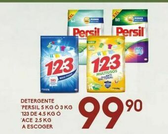 Alsuper Detergente persil/123/ace oferta