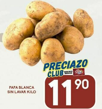 Alsuper Papa blanca sin lavar kg oferta