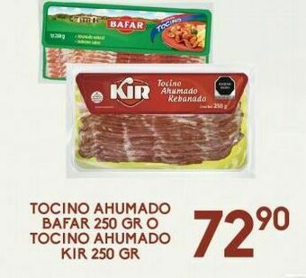 Alsuper Tocino ahumado bafar oferta