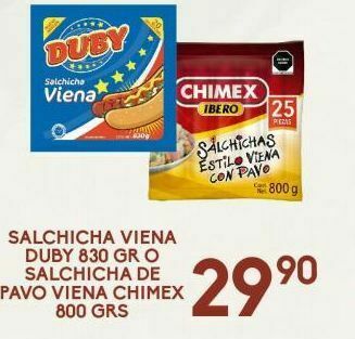 Alsuper Salchichas duby oferta