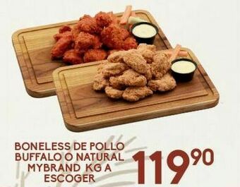 Alsuper Boneless de pollo buffalo mybrand 1 kg oferta