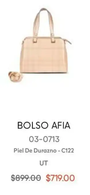 Bolso Afia Piel de Durazno UT