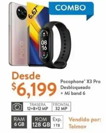 Pocophone X3 Pro Desbloqueado + Mi band 6