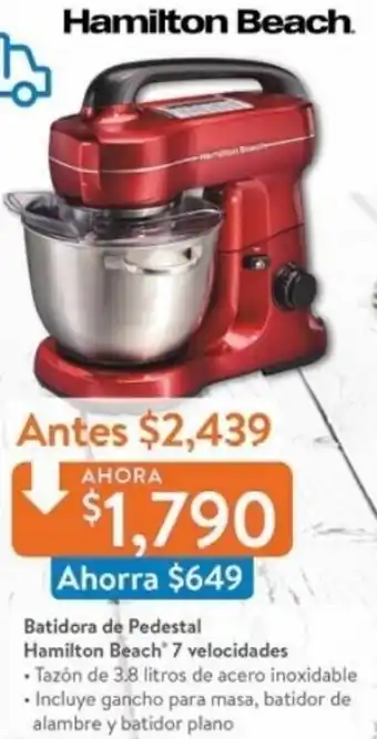 Batidora de Pedestal Hamilton Beach 7 velocidades