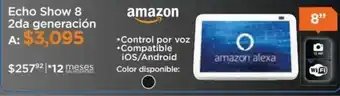 Chedraui Echo Show 8 2da generación oferta