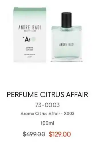André Badi Perfume Citrus Affair 100ml oferta