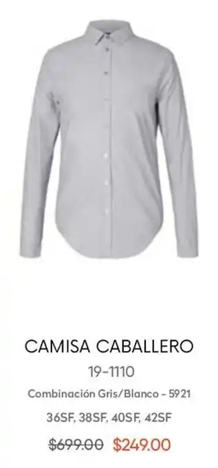 Camisa Caballero 19-1110 36SF, 38SF, 40SF, 42SF
