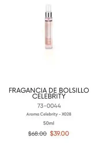 Fragancia de Bolsillo Celebrity 50ml