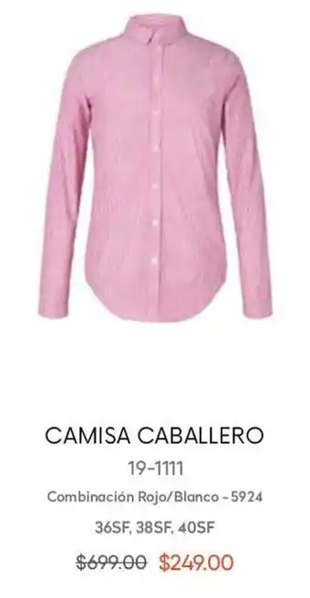 André Badi Camisa Caballero 19-1111 36SF, 38SF, 40SF oferta