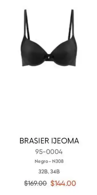 Brasier Ijeoma Negro 32B, 34B