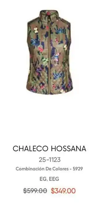 Chaleco Hossana Combinación de Colores-5929 EG, EEG