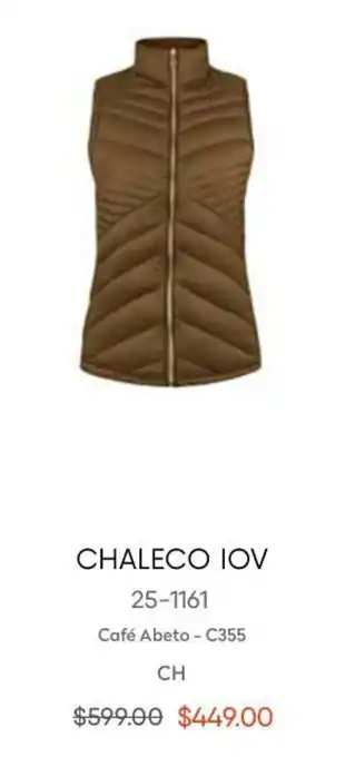 André Badi Chaleco Iov Café Abeto-C355 CH oferta