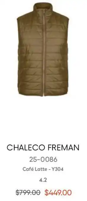 André Badi Chaleco Freman 25-0086 4.2 oferta