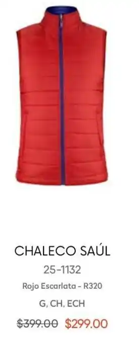 André Badi Chaleco Saúl 25-1132 G, CH, ECH oferta