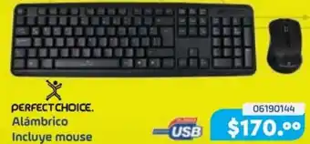 Tony Super Papelerías Perfect Choice Alámbrico Incluye Mouse oferta
