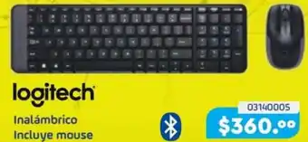 Tony Super Papelerías Logitech Inalámbrico Incluye Mouse oferta