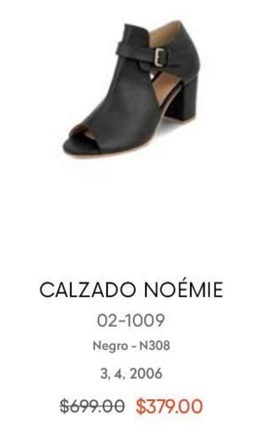 Calzado Noèmie oferta en André Badi
