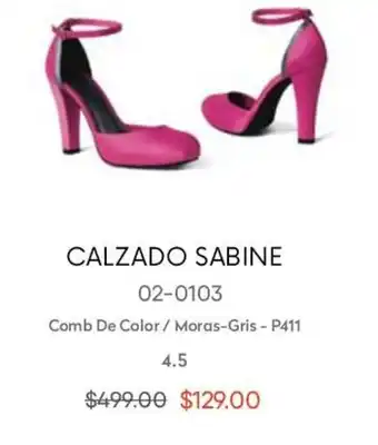 André Badi Calzado Sabine oferta