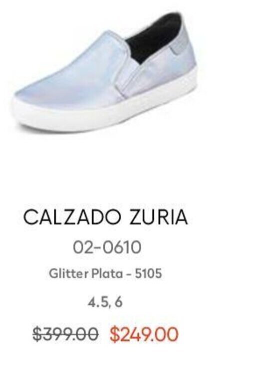 Calzado Zuria oferta en André Badi