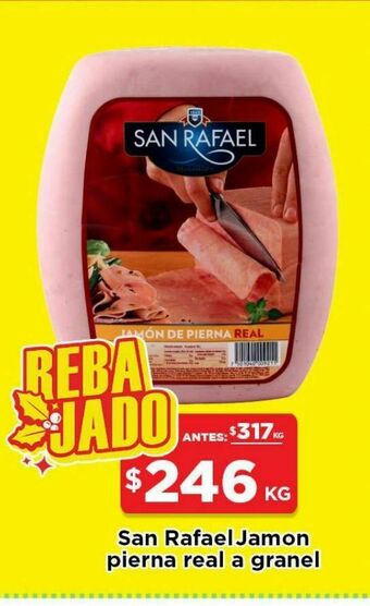 HEB Jamón de pierna san rafael oferta