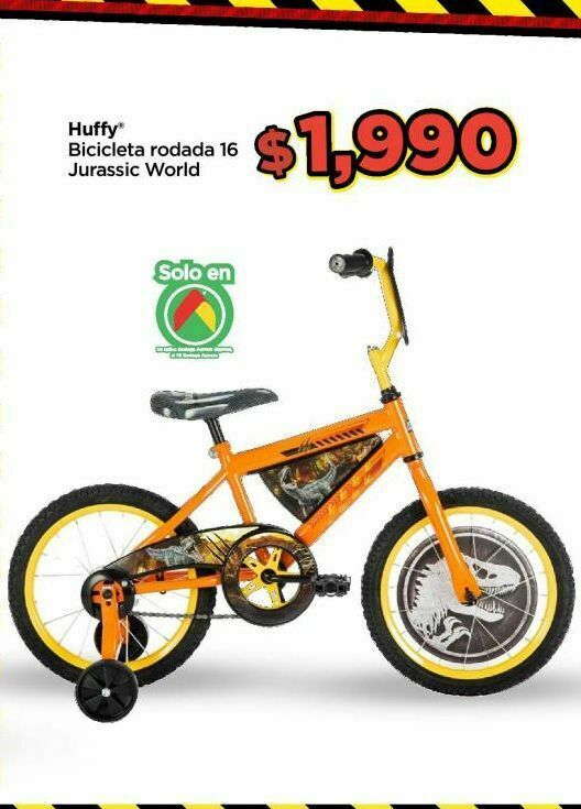 Huffy bicicleta rodada 16 jurassic world oferta en Bodega Aurrer