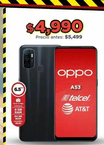Bodega Aurrerá Celulares oppo a53 oferta