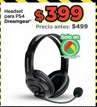 Headset para ps4 dreamgear