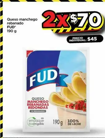 Queso manchego rebanado