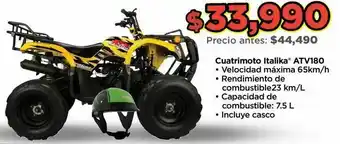 Bodega Aurrerá Cuatrimoto italika oferta