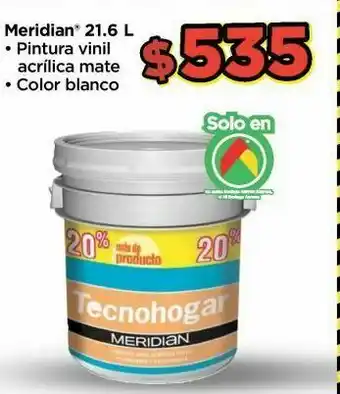 Pintura meridian 21.6 l