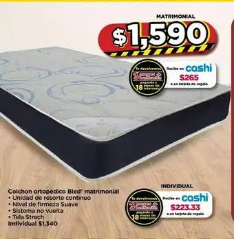 Bodega Aurrerá Colchón ortopedico oferta