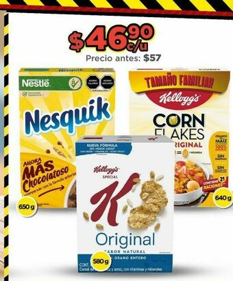 Bodega Aurrerá Cereales oferta