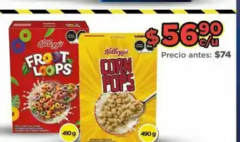 Bodega Aurrerá Cereales kelloggs oferta