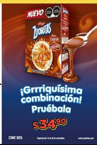 Bodega Aurrerá Cereales zucaritas oferta