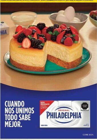 Bodega Aurrerá Queso cremoso philadelphia oferta