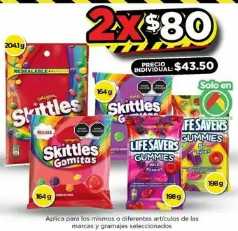 Bodega Aurrerá Gomitas skittles oferta