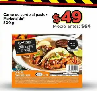 Bodega Aurrerá Carne de cerdo marketside oferta